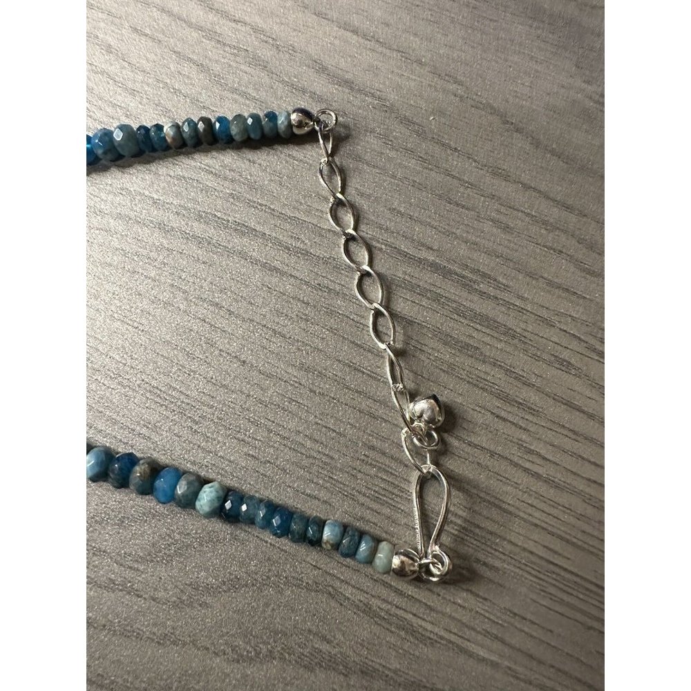 Jay King DTR Mine Finds Sterling Silver Blue Apatite Necklace & Earring Set - Picture 7 of 11
